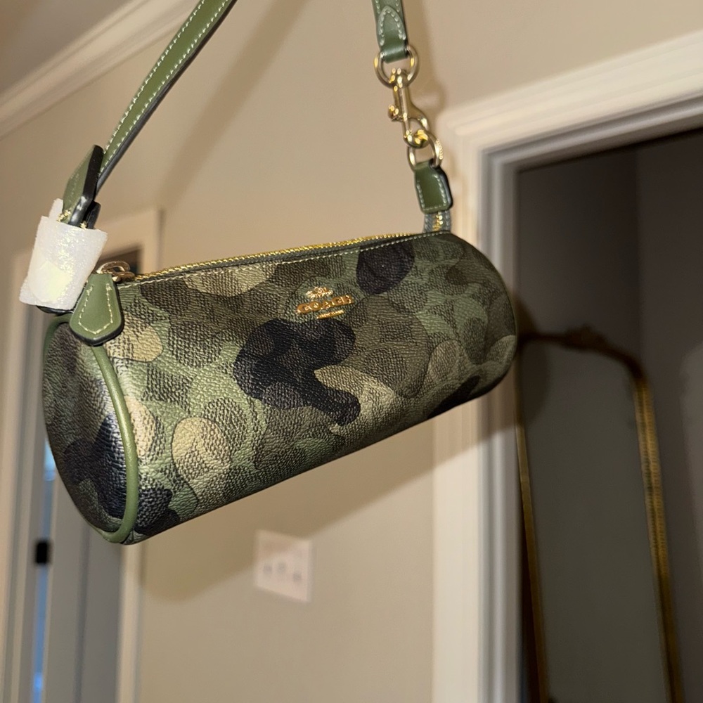 Coach Olive Camouflage Mini Bag